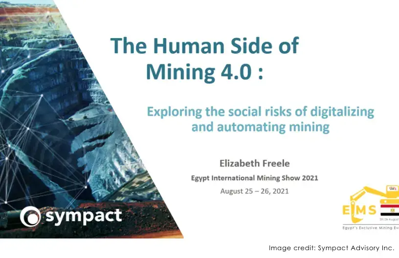 The Human Side Mining 4.0 (Egypt International Mining Show)